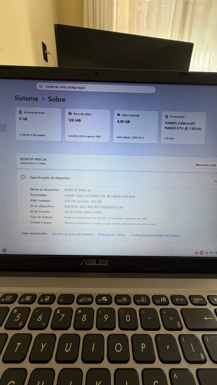 Vendo notebook Asus  - Foto 3