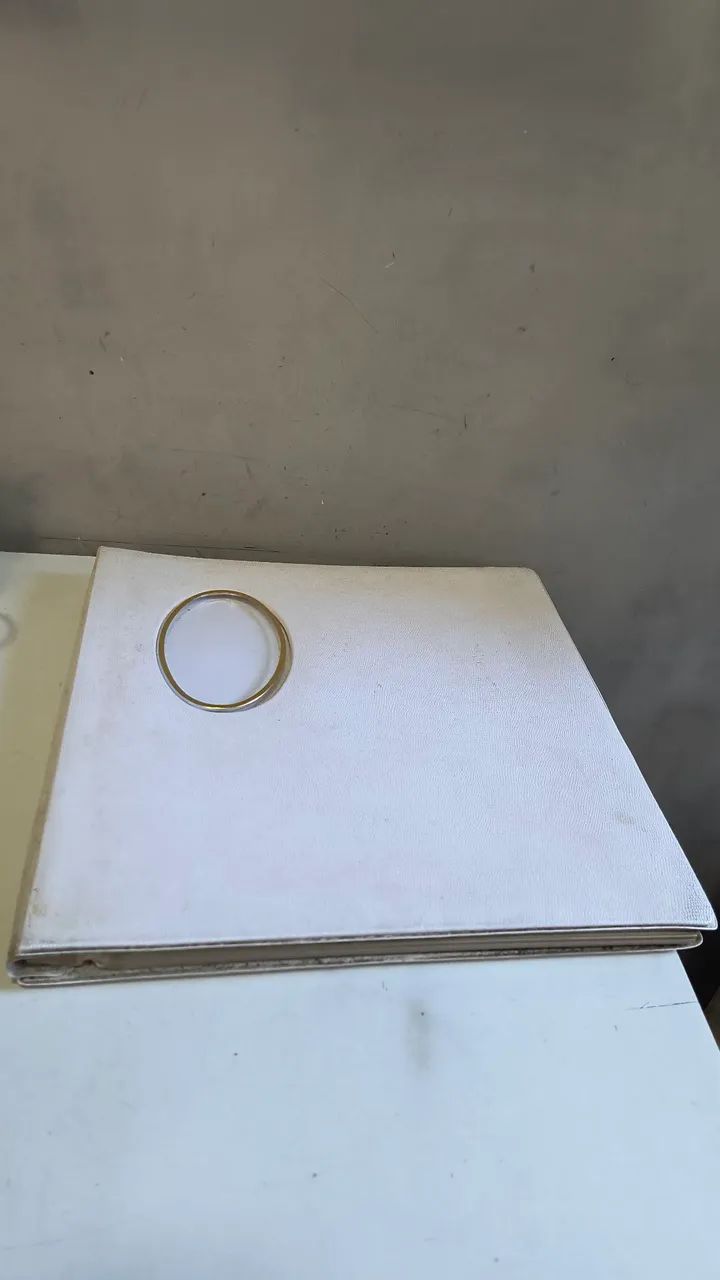 Álbum de casamento antigo
