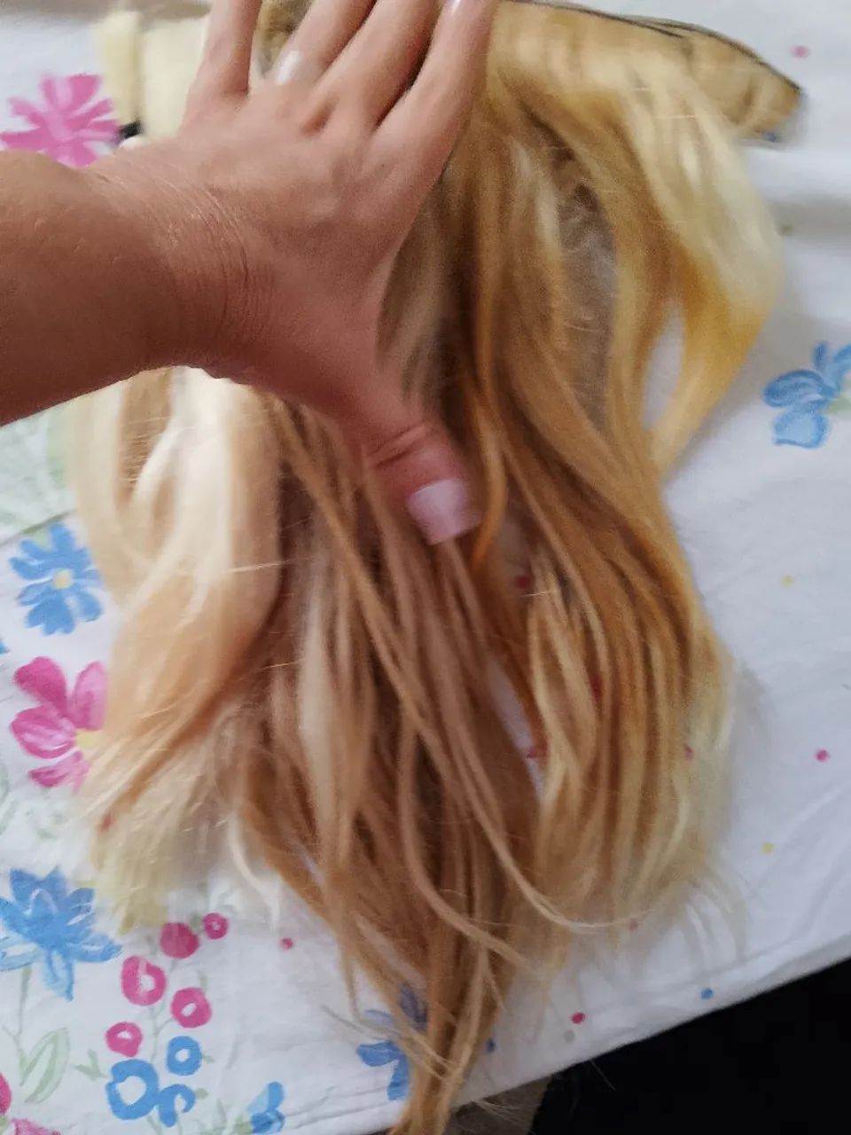 Cabelo humano loiro - Foto 4