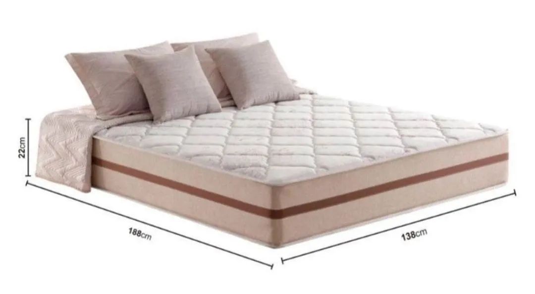 Cama casal box bege  - Foto 2
