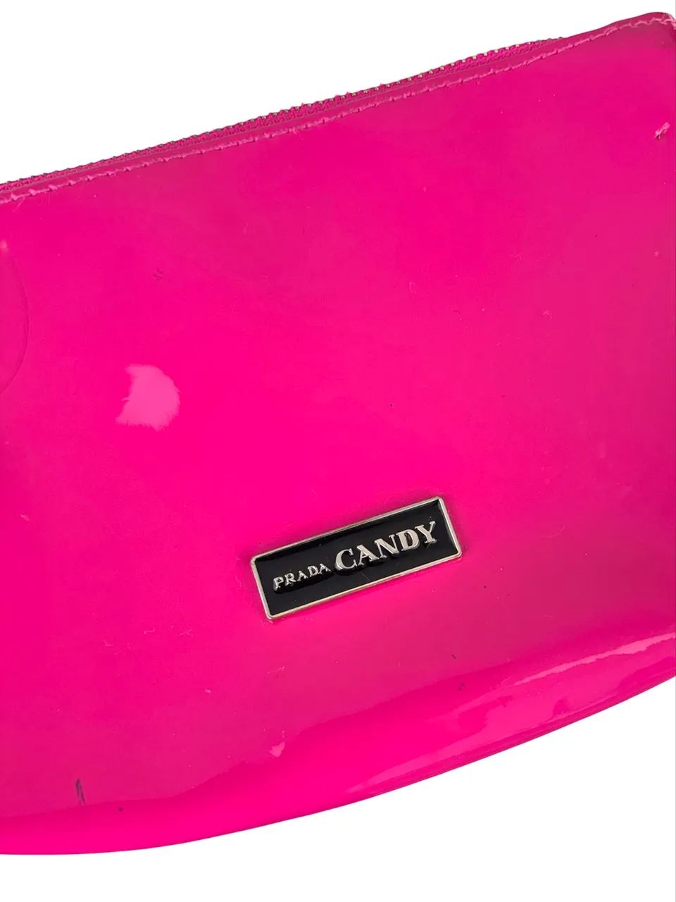 Bolsa Necessaire Prada Candy Rosa - Foto 5