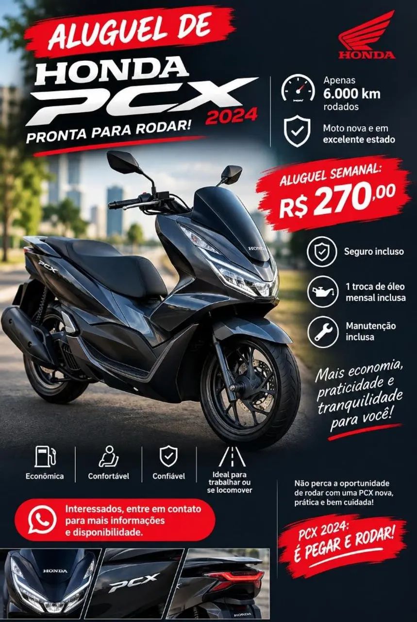 PCX 2024 ? PRONTA PARA RODAR!