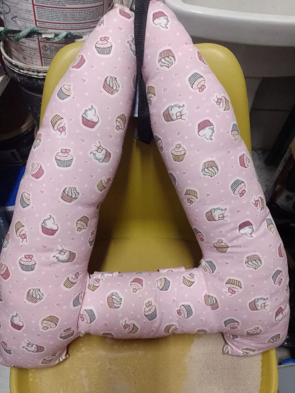 Almofada de viagem em forma para crianças ou adultos,