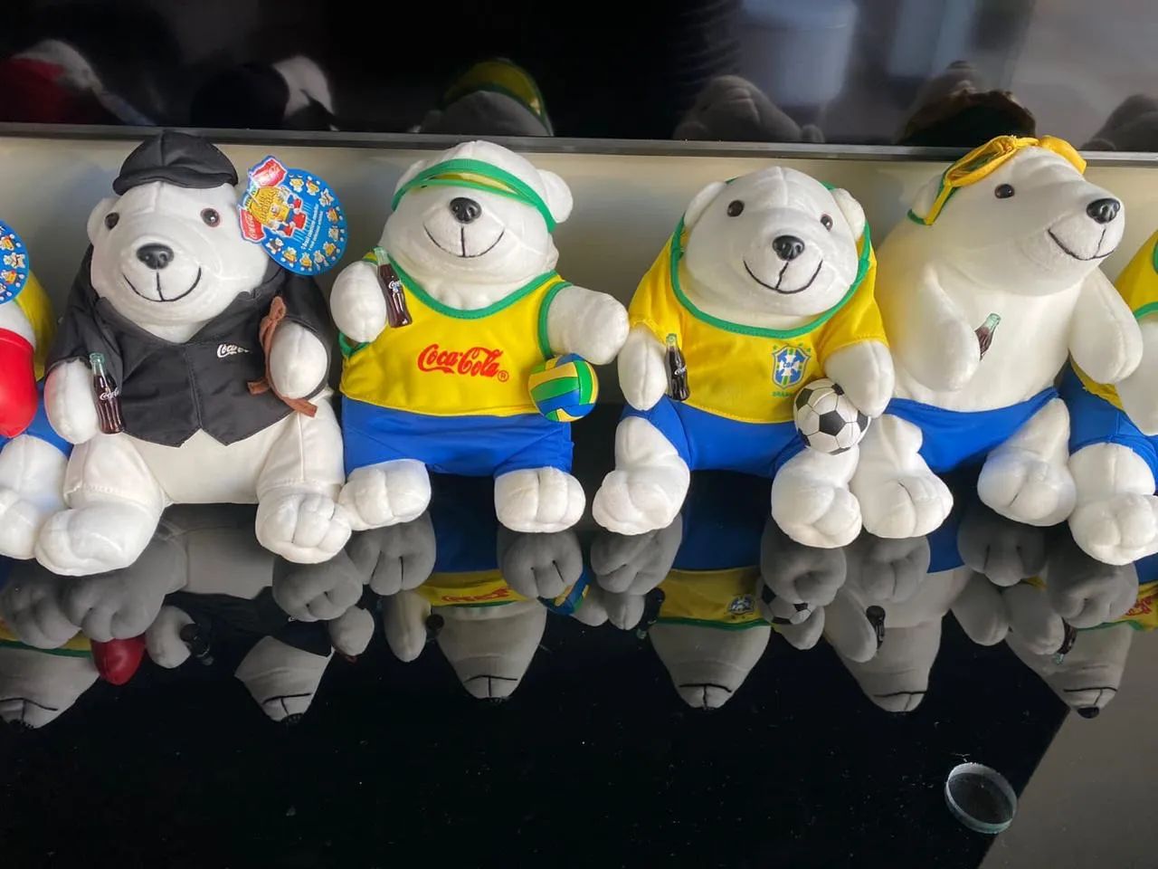 Urso de pelúcia da Coca-Cola das Olimpíadas de 2000 com 10. 