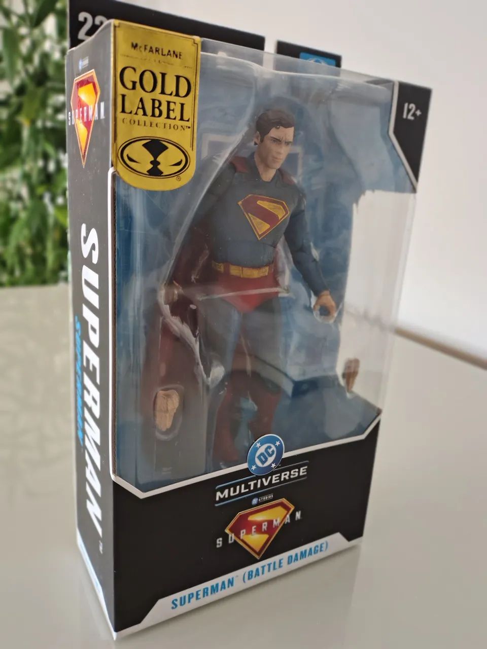 BONECO SUPERMAN BATTLE DAMAGE GOLD LABEL MCFARLANE  - Foto 2