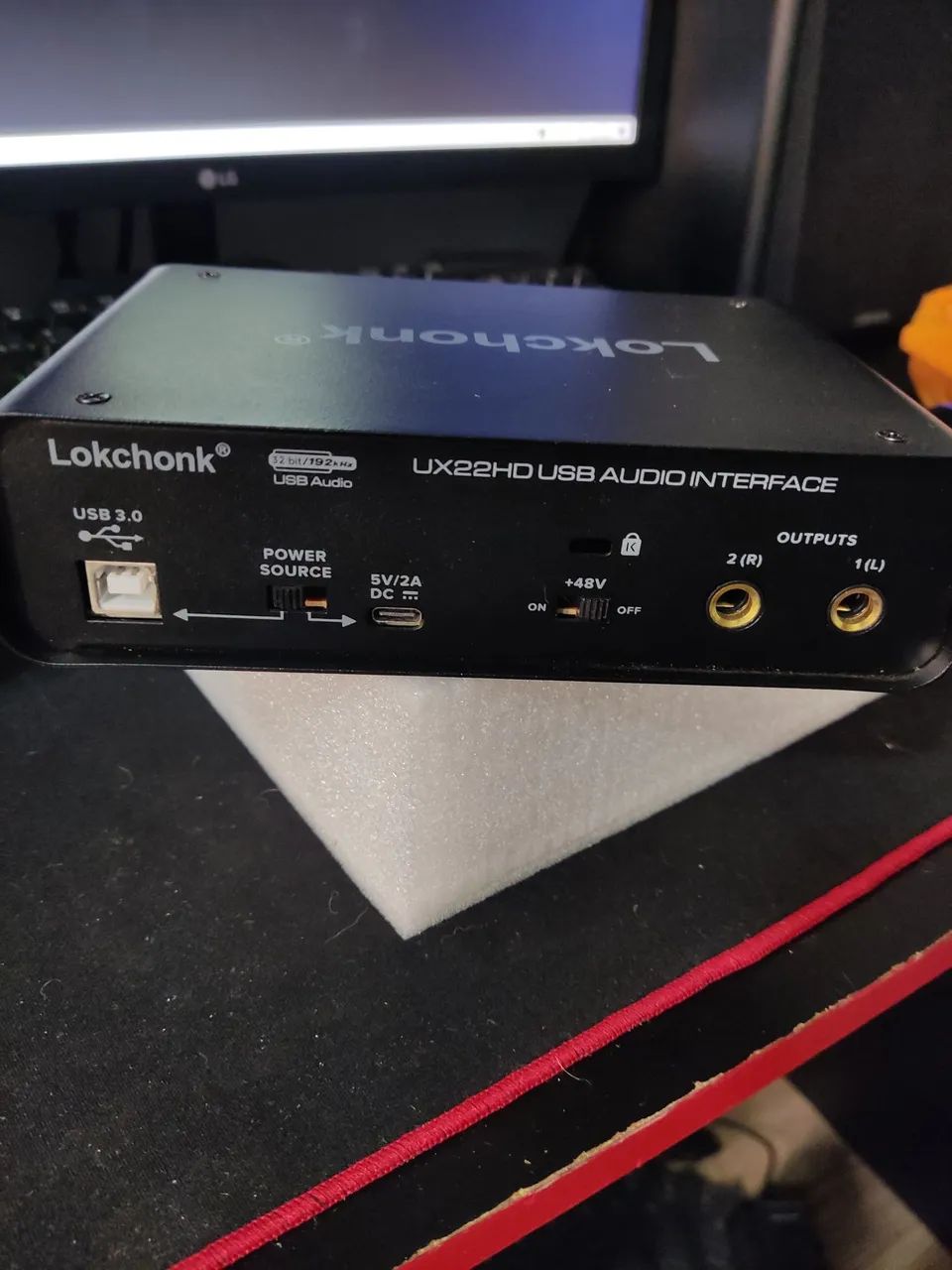 Interface de áudio Lokchonk UX22HD - Foto 2