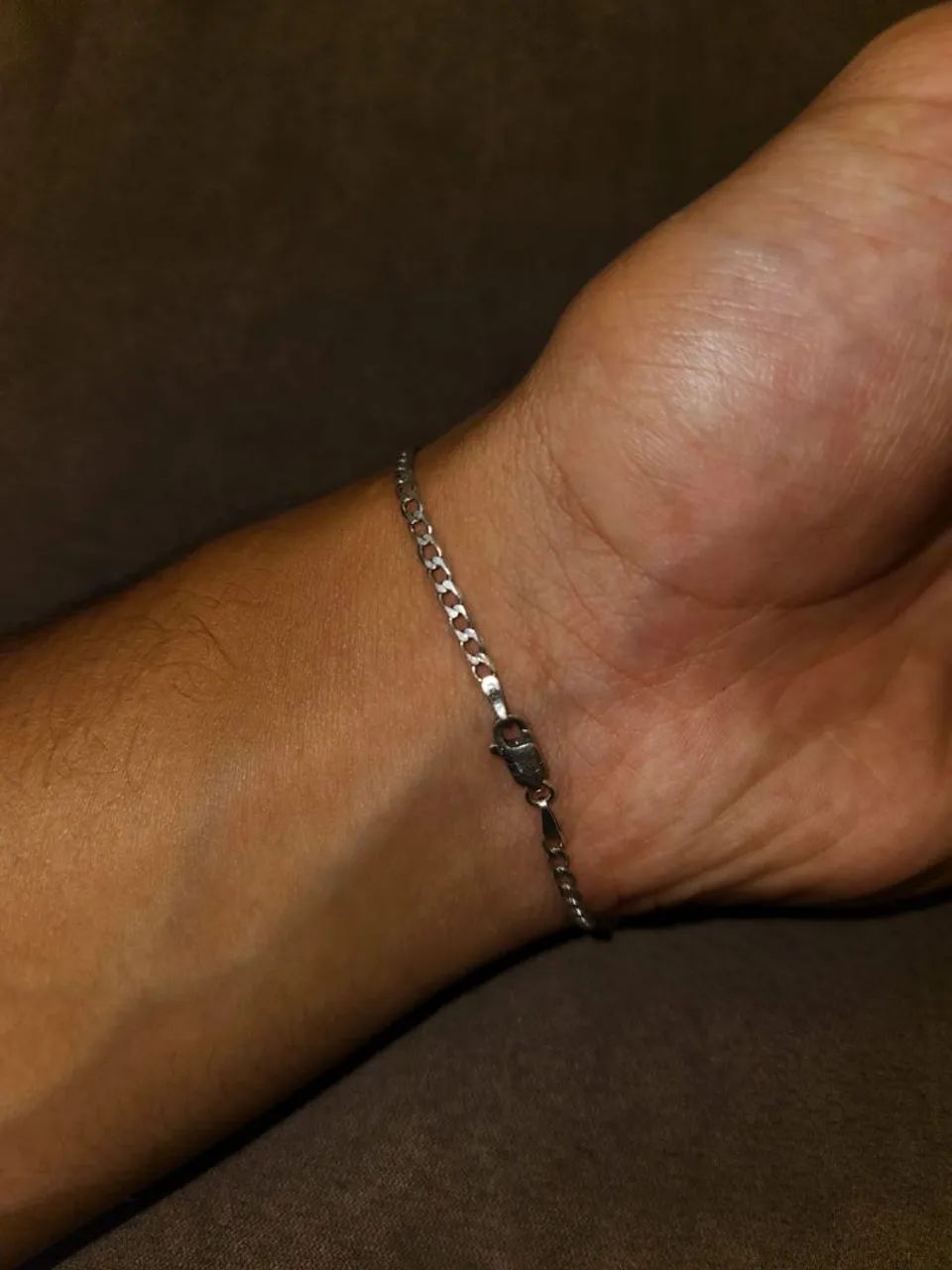 Pulseira Grumet em Prata 925 - 2mm 21,5cm 2,2g - Foto 4
