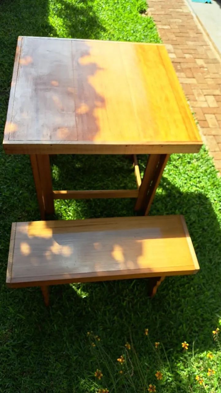 Mesa madeira maciça  - Foto 4