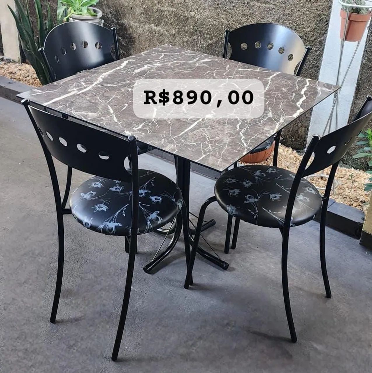 Mesas com 4 cadeiras A PARTIR DE R$850,00 - Foto 2