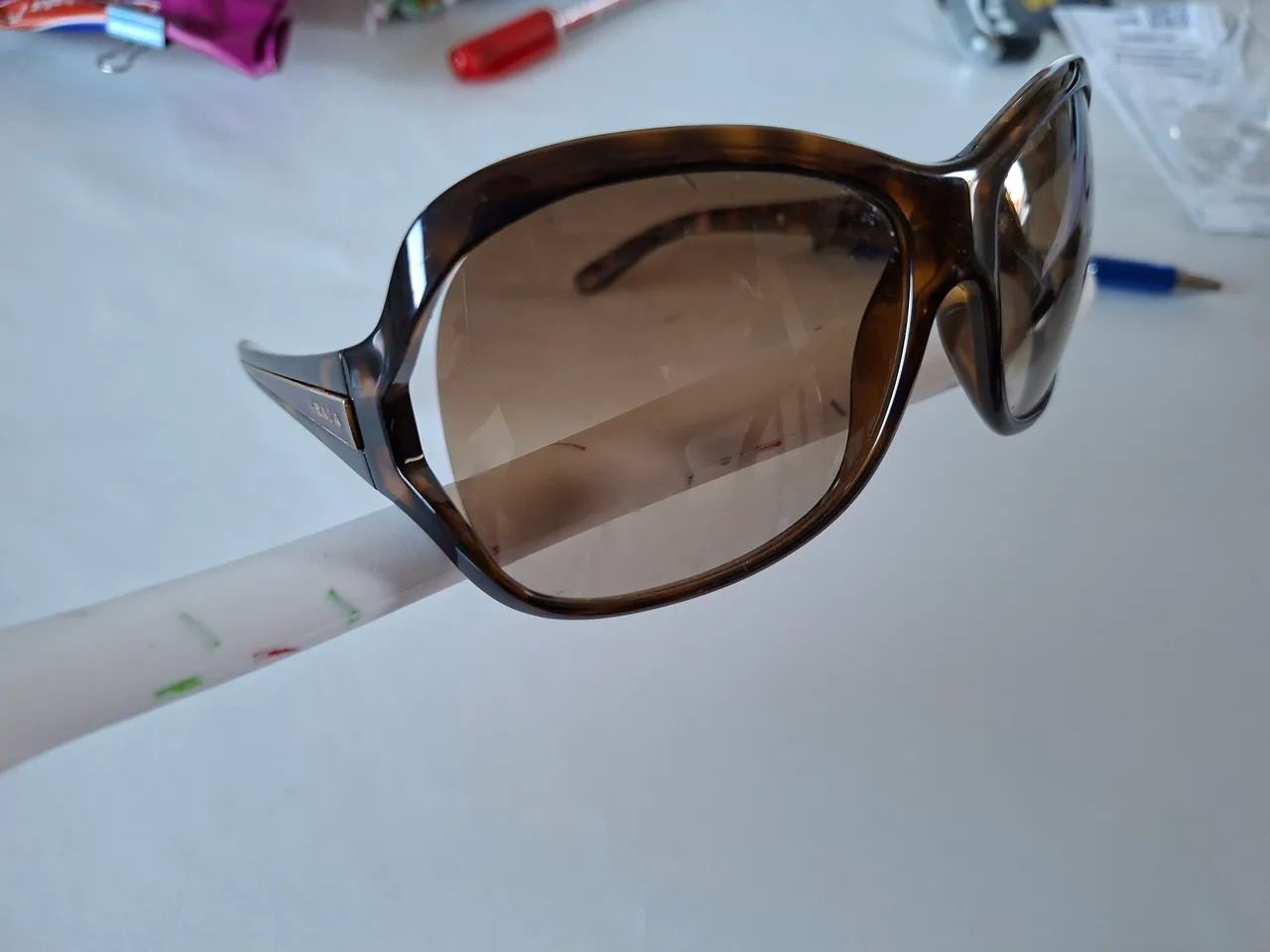 Oculos Prada SPR 05l Prada Butterfly - Foto 3