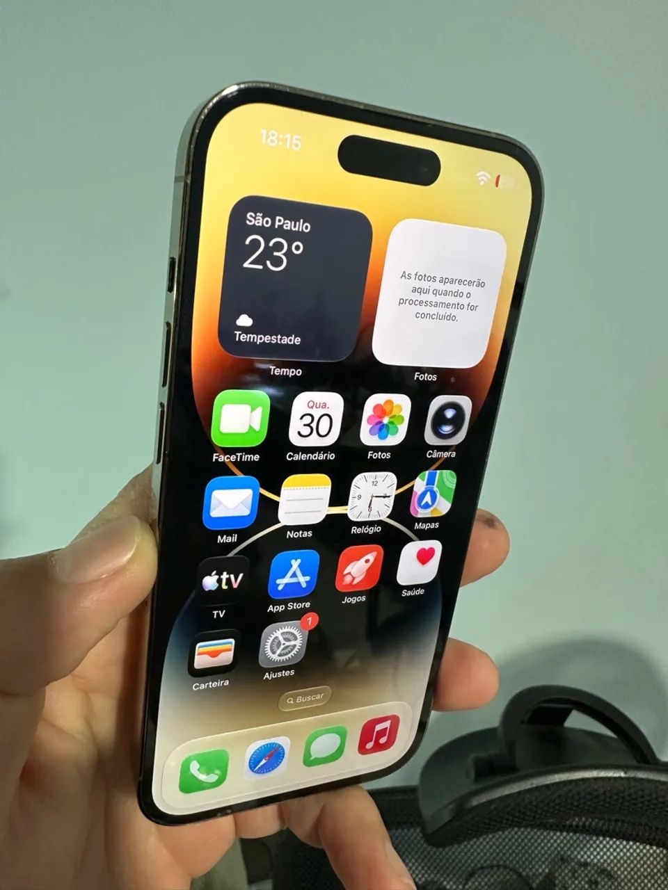 iPhone 14 Pro 256gb dourado  - Foto 4