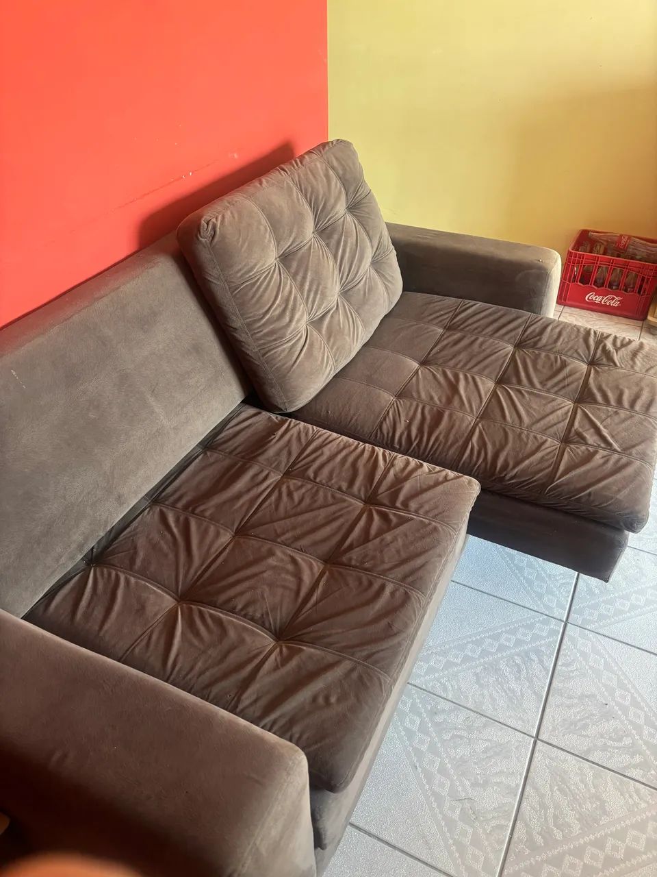 Sofá 4 lugares - Usado - Foto 4