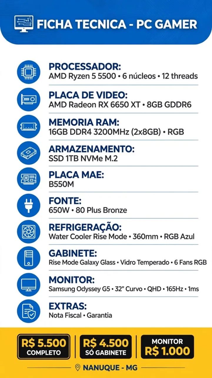 Pc gamer completo  - Foto 2