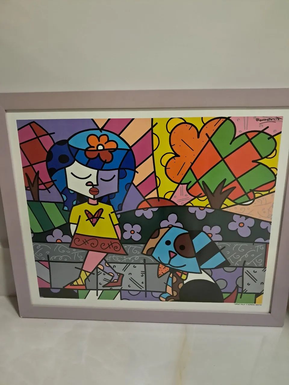 Quadro Assinatura Romero Brito  - Foto 2