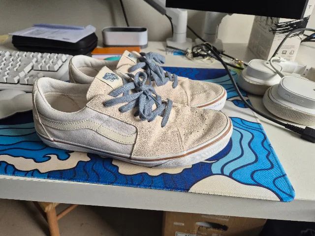 Tênis Vans Sk8-Low Bege 43 - Foto 3