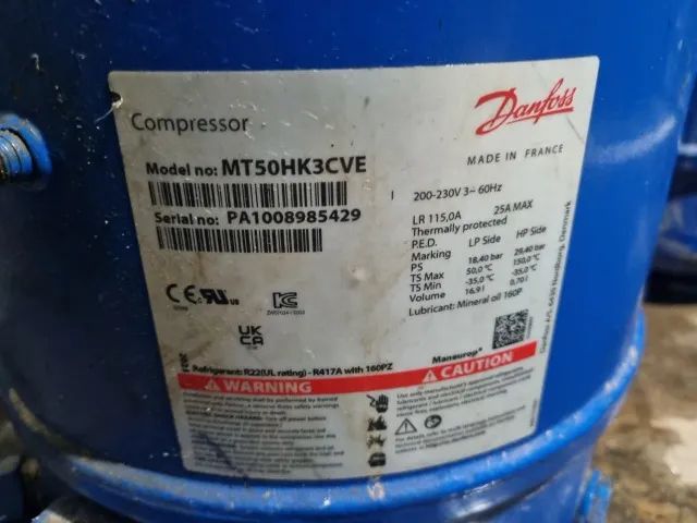 Compressor Danfoss MT50 Rebobinar - Foto 2
