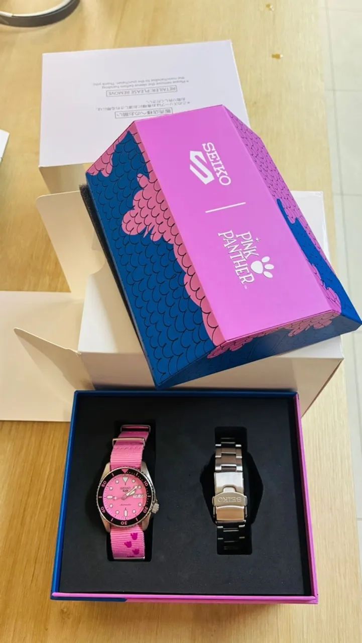 Seiko pantera cor de rosa - pink panther - Foto 2