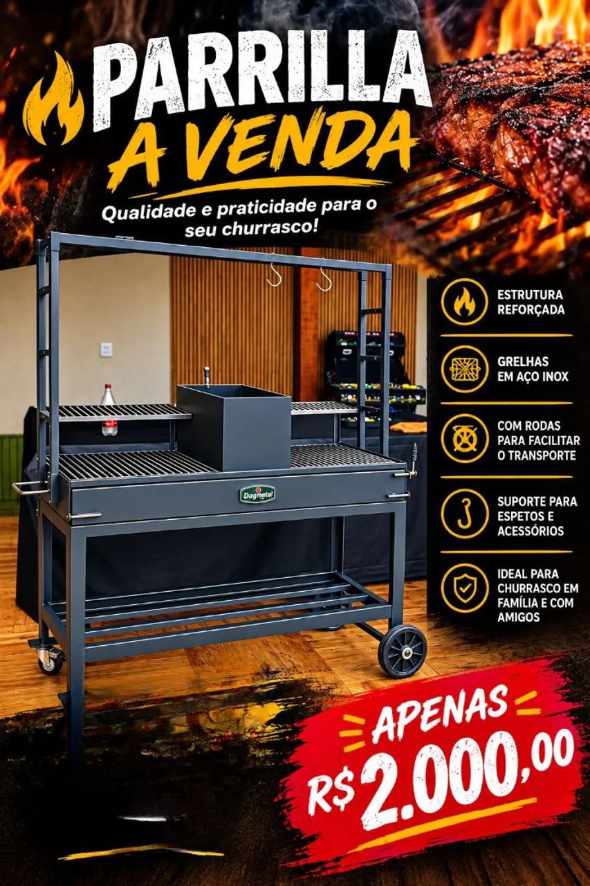 Vendo parrilla 
