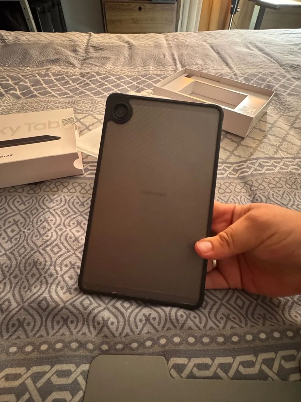 Samsung Galaxy Tab A9 4G + Película Fosca, Skin e Capa - Foto 2