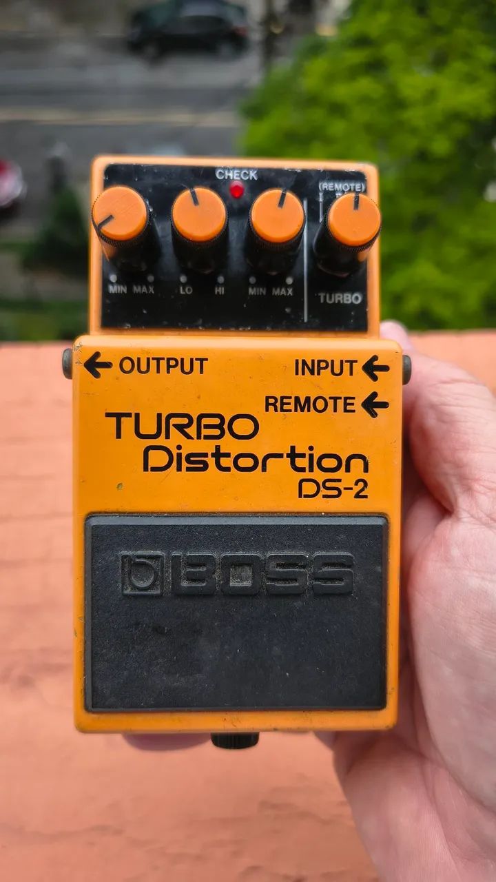 Pedal Boss DS-2 Turbo Distortion Vintage Made in Taiwan 2 Modos