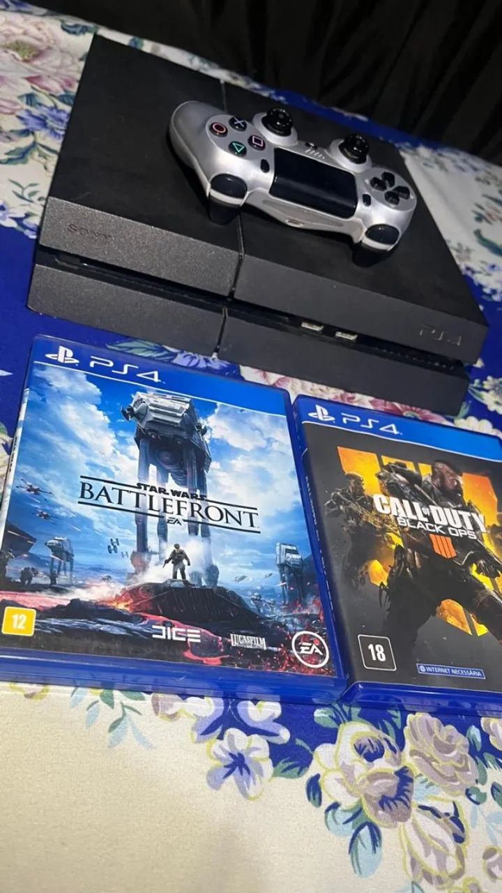 PS4 Slim 500GB com Controle + 2 Jogos - Foto 5