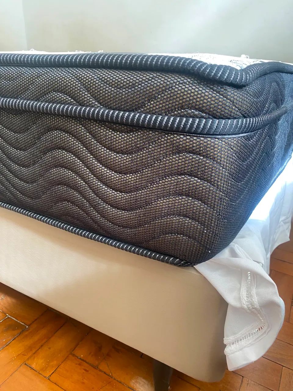 Cama e box Ortobom casal
