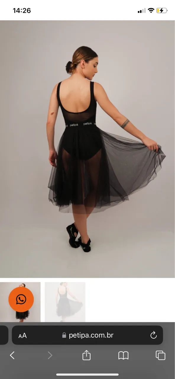 Saia de ballet de tule  tamanho único  - Foto 2