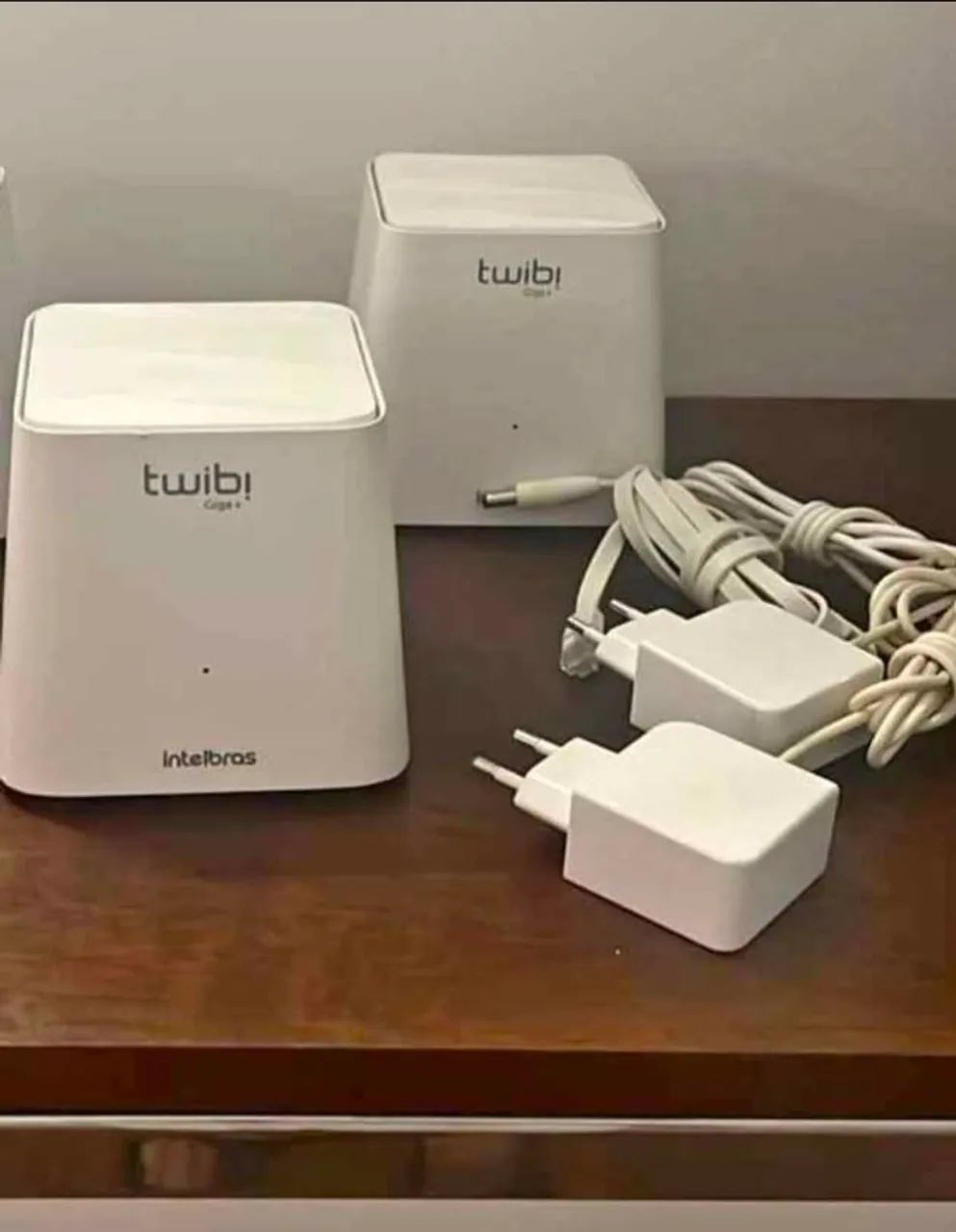 Kit 2 Roteadores Mesh Twibi Giga+ Intelbras