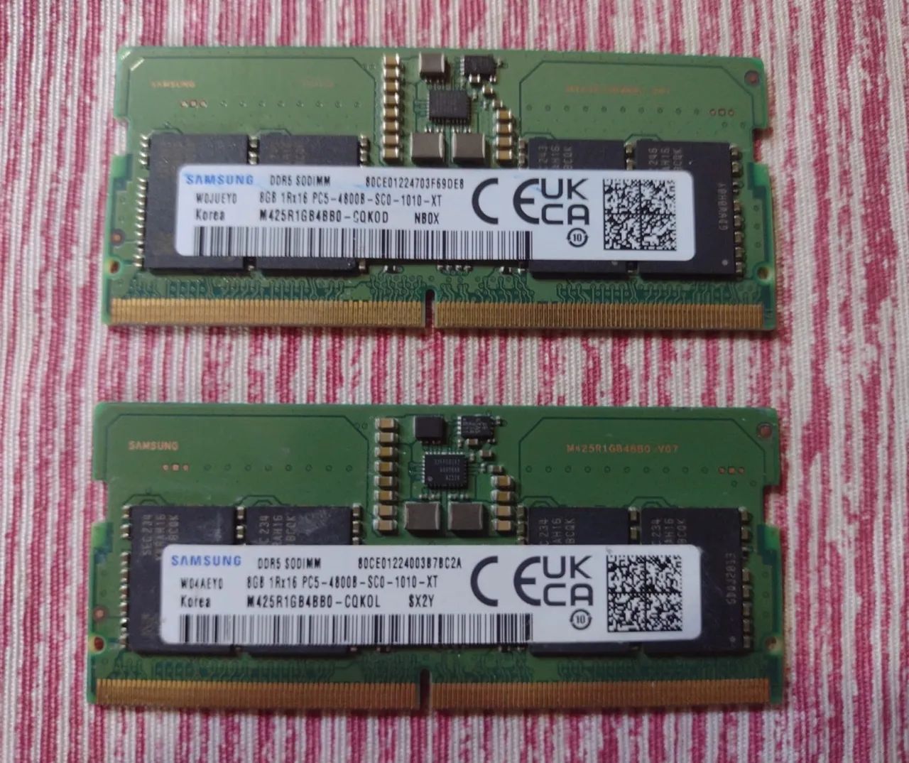 Memória RAM ddr5 8Gb Samsung 