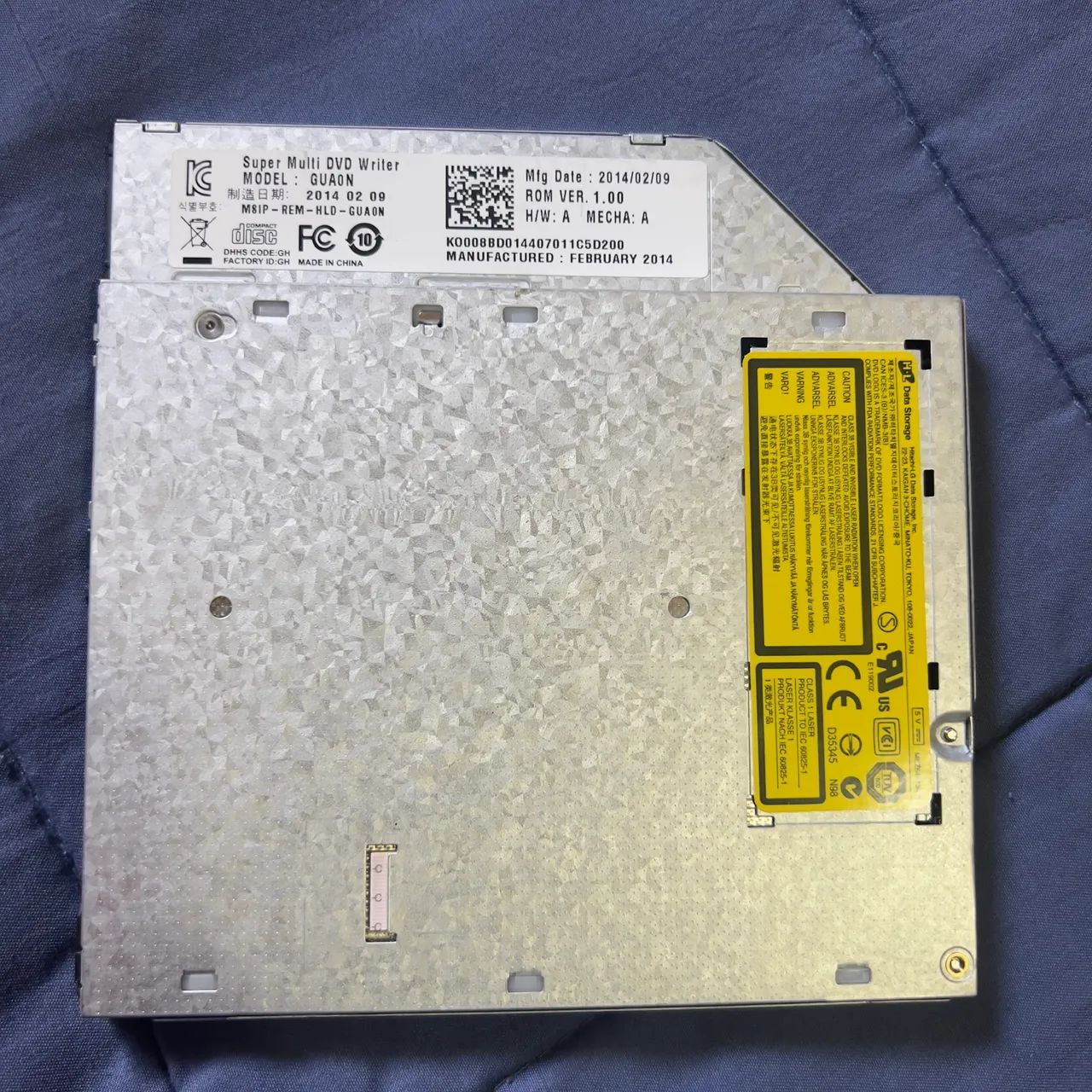 Gravador DVD RW Slim SATA GU40N p/ notebook - Foto 2