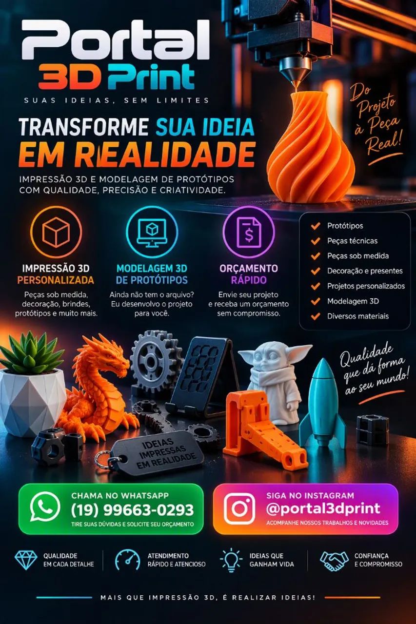 Serviços de Impressões 3D