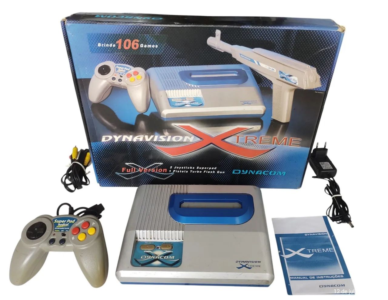 Dynavision na caixa com manual 