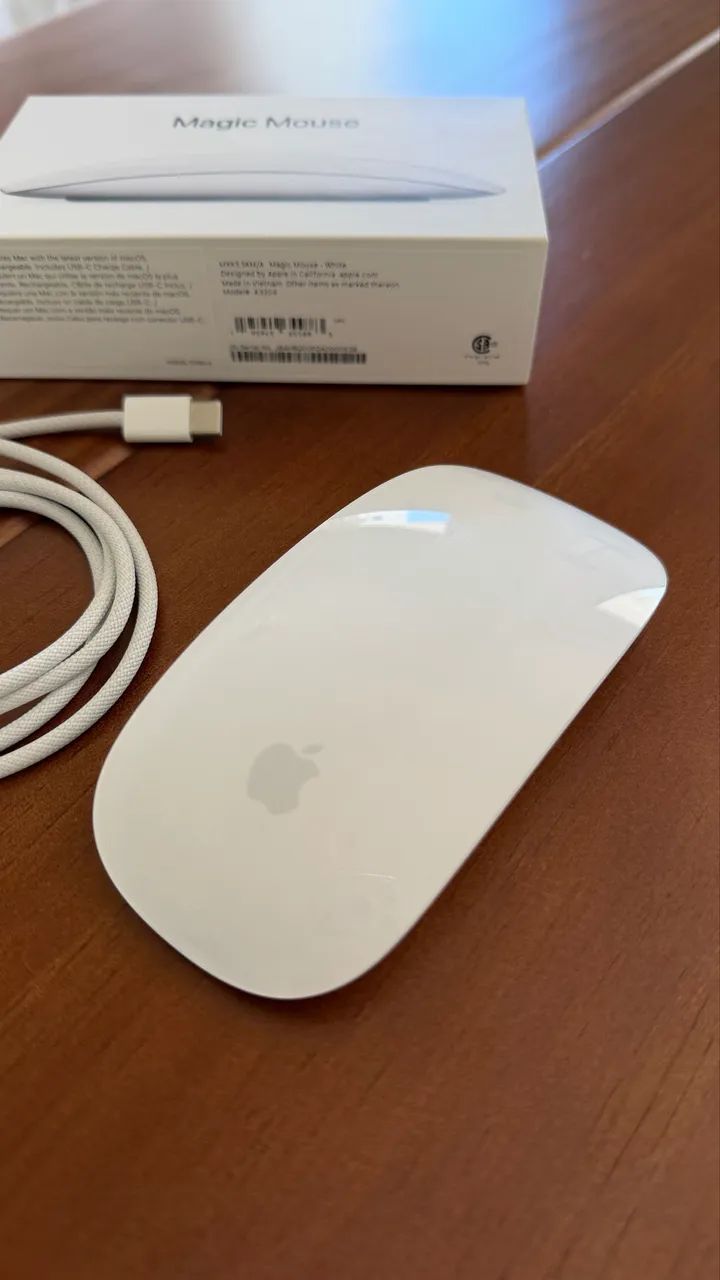 Apple Magic Mouse com Caixa e Cabo Original  - Foto 3