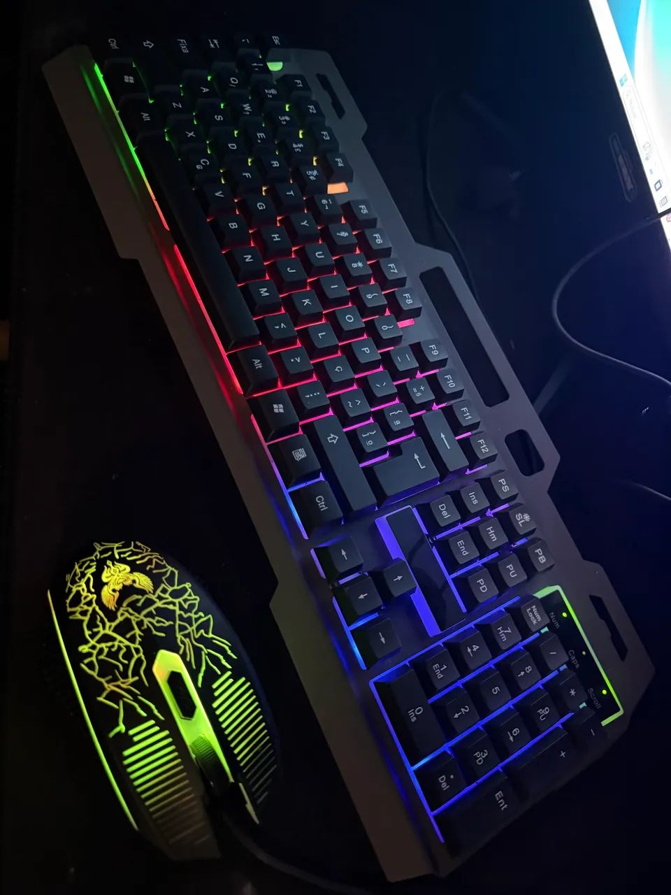 Teclado e mouse gamer - Foto 3