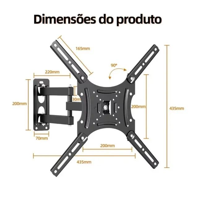 Suporte para TV de 23 a 65 Polegadas - Foto 2
