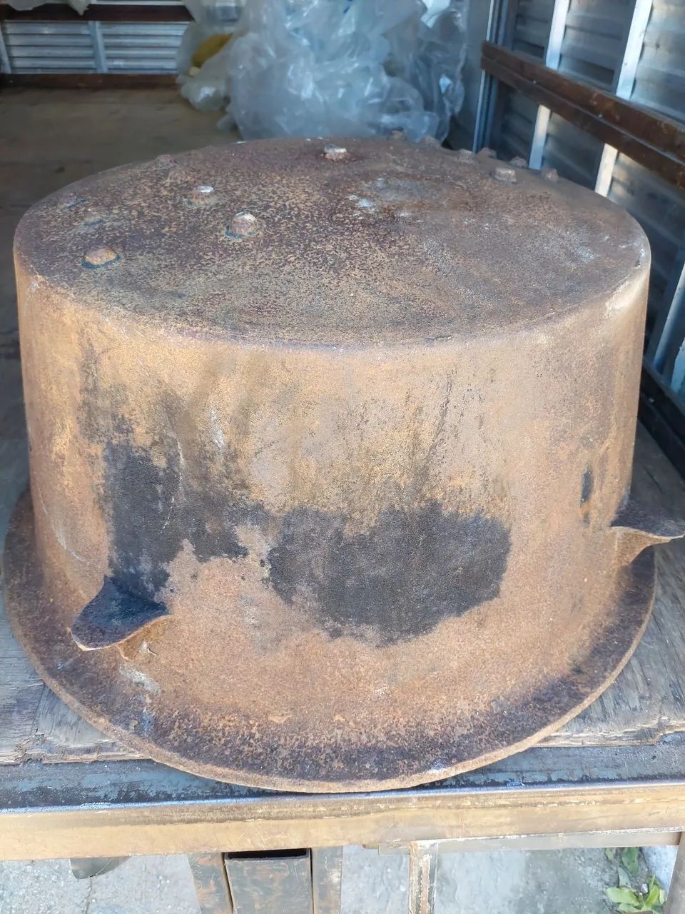 Tacho de ferro antigo  - Foto 5