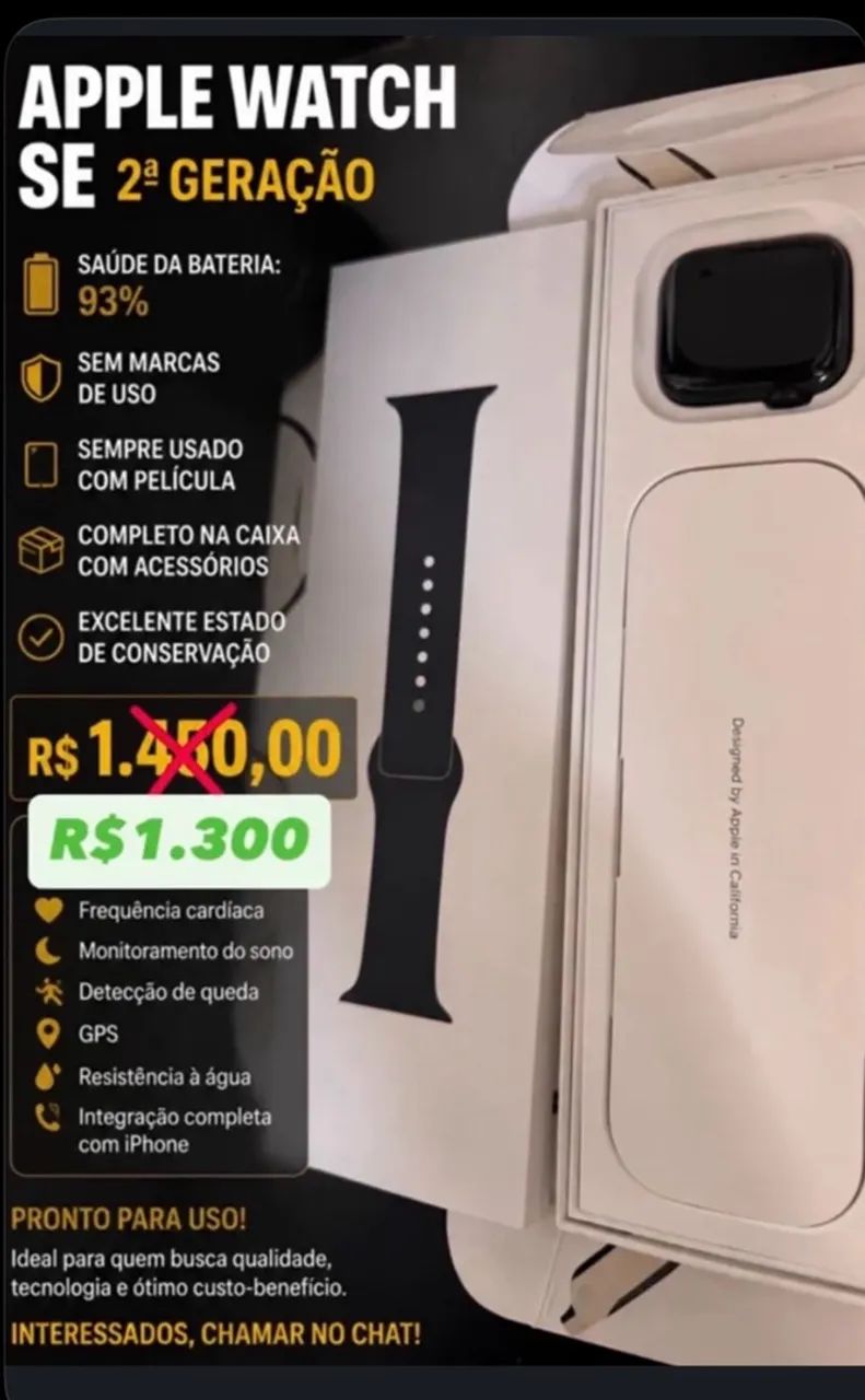 Apple Watch SE série 2  - Foto 2