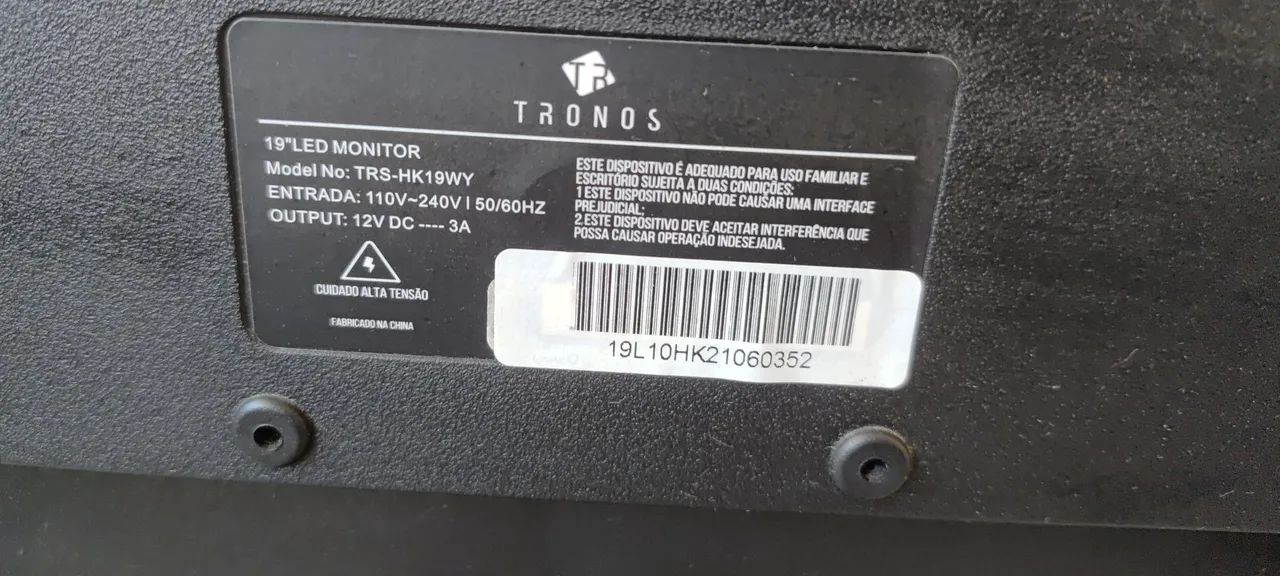 Monitor led 19 polegadas Tronos - Foto 3