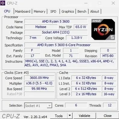 RYZEN 5 3600 - Foto 5