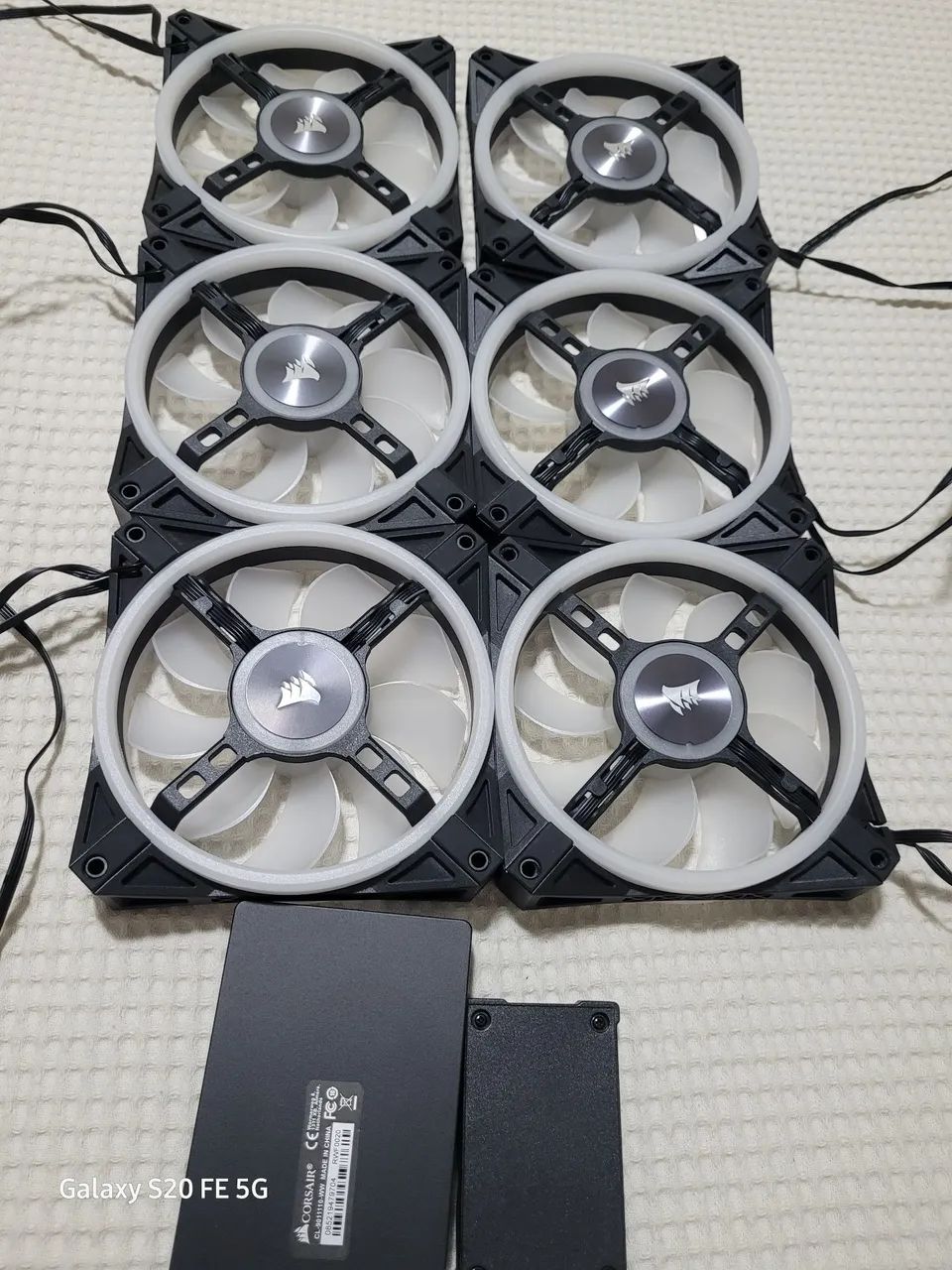 6x Fans Corsair QL120 + Controladora Commander - Foto 2
