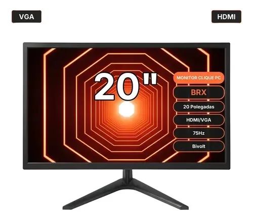 Monitor BRX 20 polegadas  *PREÇO NEGOCIÁVEL* - Foto 2