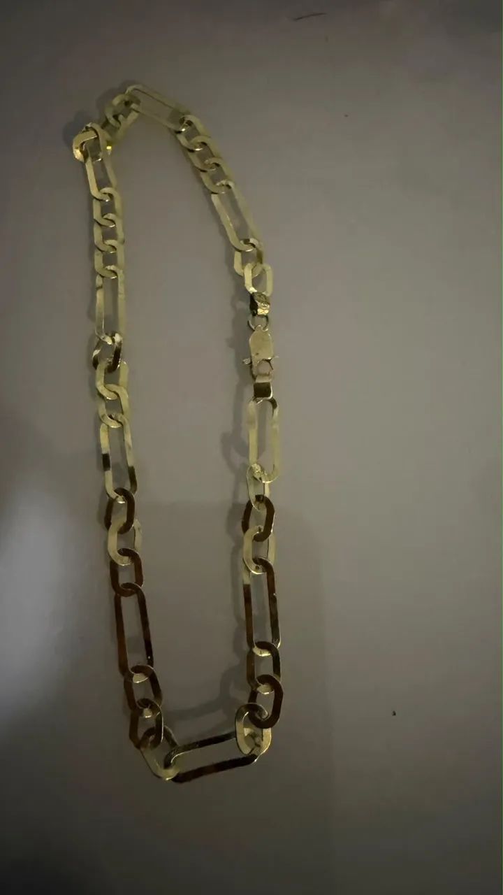 Pulseira de ouro 18k 3 elos  - Foto 2