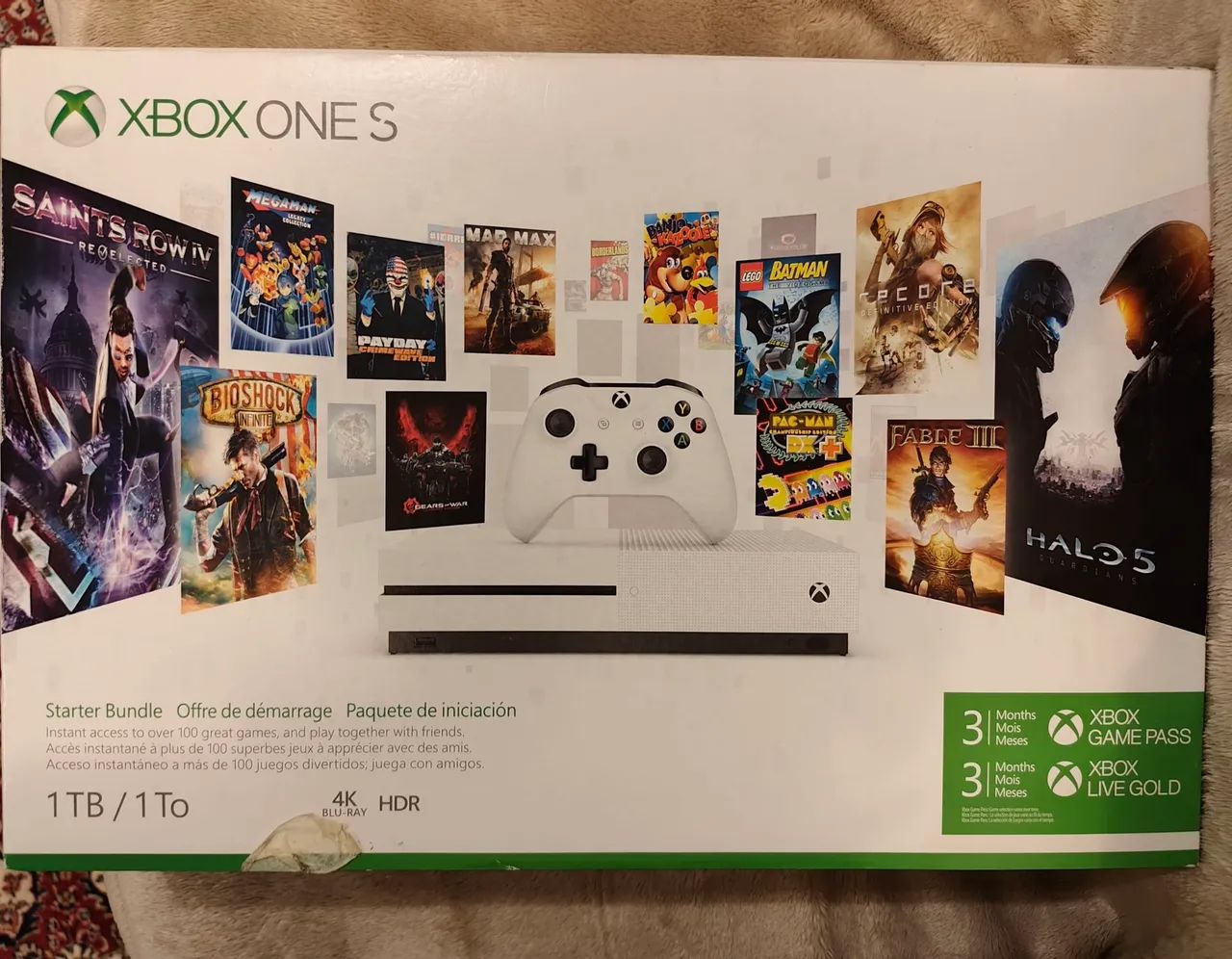 Xbox One S  - 2 controles na caixa  - Foto 5