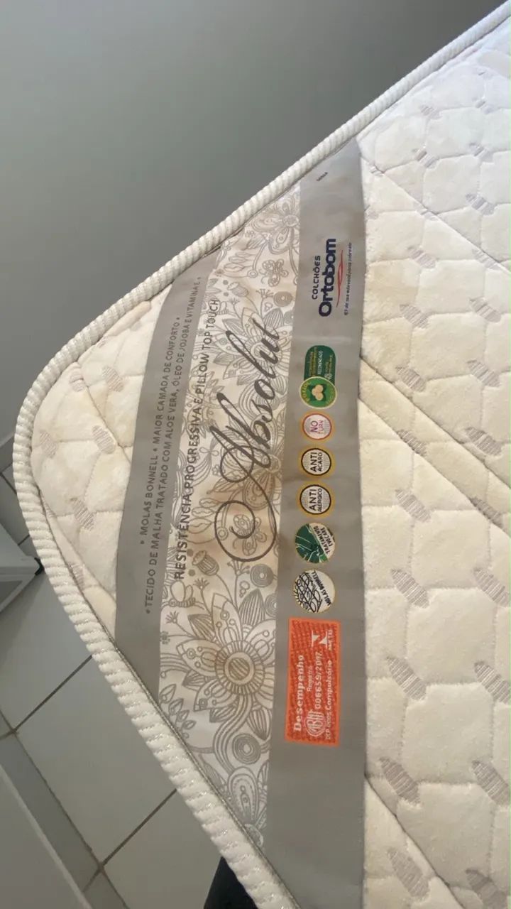 Cama de casal queen size ortobom Absolut - Foto 5