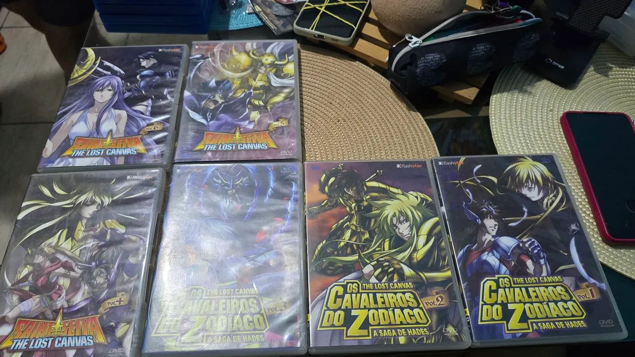 DVDs cavaleiros do Zodíaco the lost canvas
