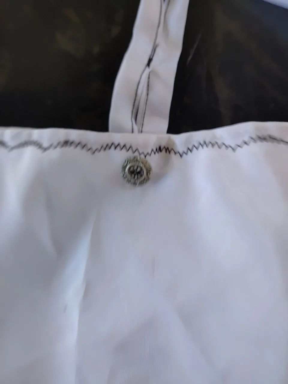 Bolsa de bebê branca pequena  - Foto 3
