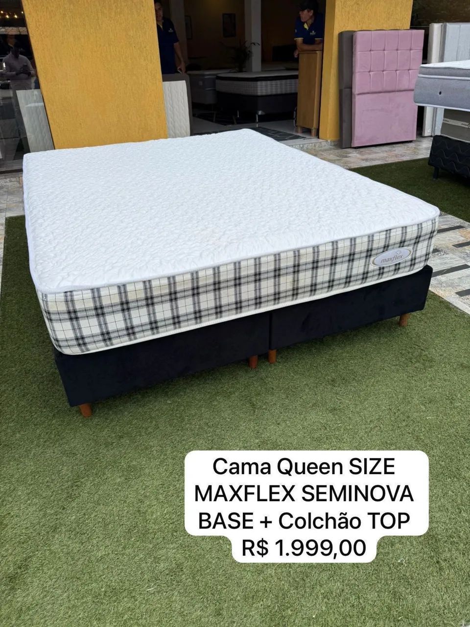 Cama Queen MAXFLEX SEMINOVA TOP - ENTREGAMOS 