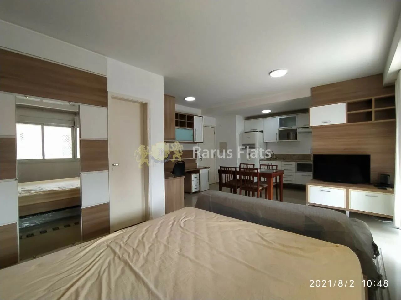 Flat para alugar no Brooklin - Edifício Mandarim - Cód. VGI17428