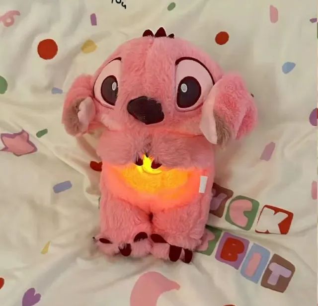 Stitch de pelúcia Que respira e Toca som - Foto 4