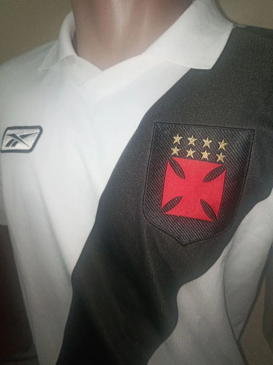Camisa Vasco Reebok SulAmericana branca - Foto 4